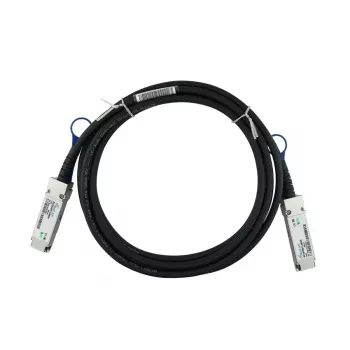 DAC Cable BlueOptics FN-CABLE-QSFP28-3-BL QSFP28 QSFP28 InfiniBand 3 m Black