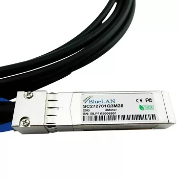 DAC Cable BlueOptics SFP-25G-CU3M-BL SFP28 25G 3m Black