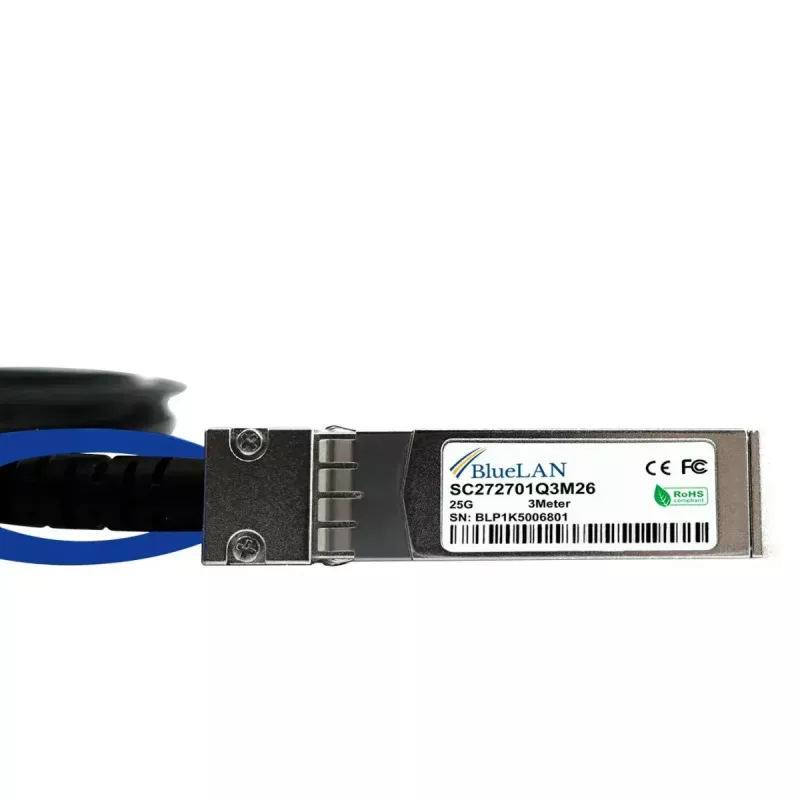 DAC Cable BlueOptics SFP-25G-CU3M-BL SFP28 25G 3m Black