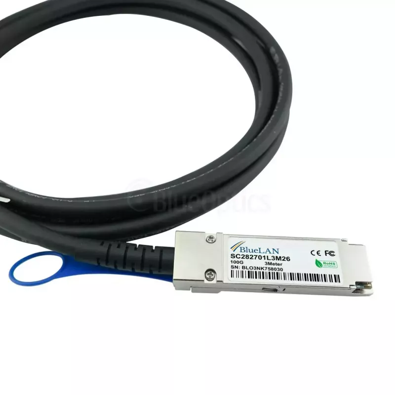Network Cable BlueOptics 470-ABQF-BL QSFP28 4xSFP28 InfiniBand 2m Black