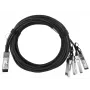 Network Cable BlueOptics JG329A-BL QSFP 4xSFP+ InfiniBand 1m Black