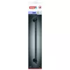 Wall-mounted towel holder Tesa MOON Black — towel rail for bathroom, model 40621-00000-00