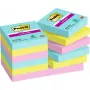 Self-adhesive note paper Post-It 3M 622-12SS-COS, square 47.6×47.6 mm, 90 sheets, blue/green/pink