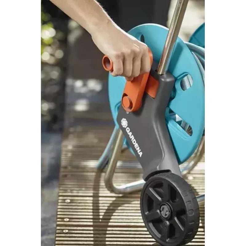 Gardena CleverRoll S Hose Reel Set 20 m, Turquoise/Grey (18502-20)