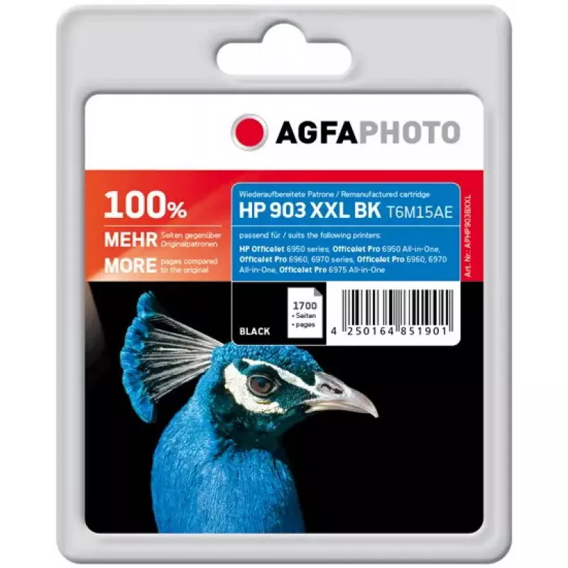 Toner cartridge AgfaPhoto APHP903BXXL, Black, yield 1700 pages, 1 pc