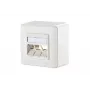 Wall Plate Metz Connect 1309160002-E RJ-45 White 85x85mm