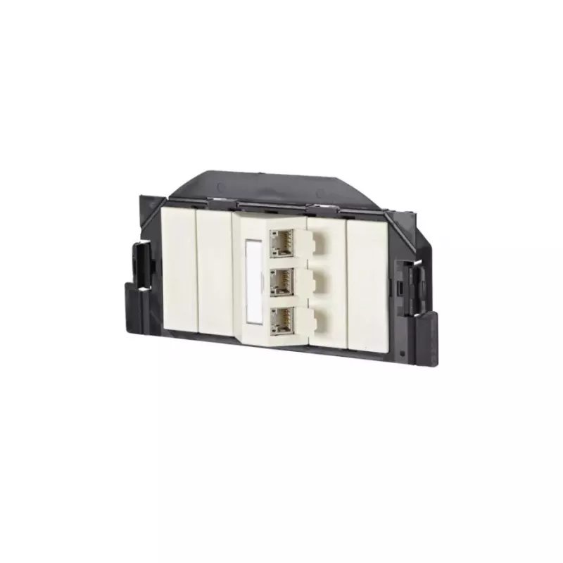 Socket-outlet RJ-45 Metz Connect 1309300301-E Networking Cable Cat 6a White