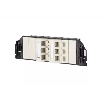 Socket outlet RJ-45 METZ CONNECT 1309310601-E Black
