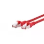 Networking Cable BTR NETCOM Cat6A 0.5m Red