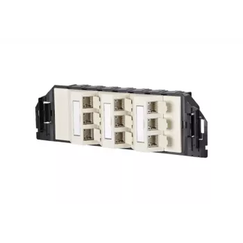 Socket-outlet RJ-45 MetzConnect 130B11S90301-E Black White