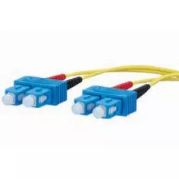 Fibre optic cable METZ CONNECT 151P1EOEO10E 2x SC OS2 1m Yellow