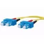 Fibre optic cable METZ CONNECT 151P1EOEO10E 2x SC OS2 1m Yellow