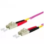 Fibre optic cable METZ CONNECT 151S1JOJO30E 3 m LCD Violet
