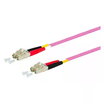 Fibre optic cable METZ CONNECT 151S1JOJO50E 5 m LC Violet
