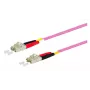 Fibre optic cable METZ CONNECT 151S1JOJOA0E 10 m LC Violet