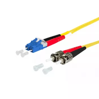 Fibre optic cable METZ CONNECT 151P1JOAO50E LC 2x ST I-V(ZN) H 5 m Yellow