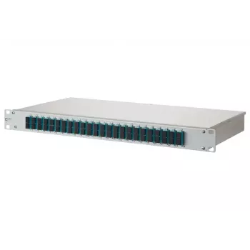 Patch panel 1U BTR METZ CONNECT 150255BA24-E with SC connectors, rack mount 482.6×44.5×242.5 mm