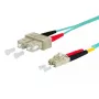 Fibre optic cable METZ CONNECT 151J1EOJOA5E SC LC OM3 15 m Aqua