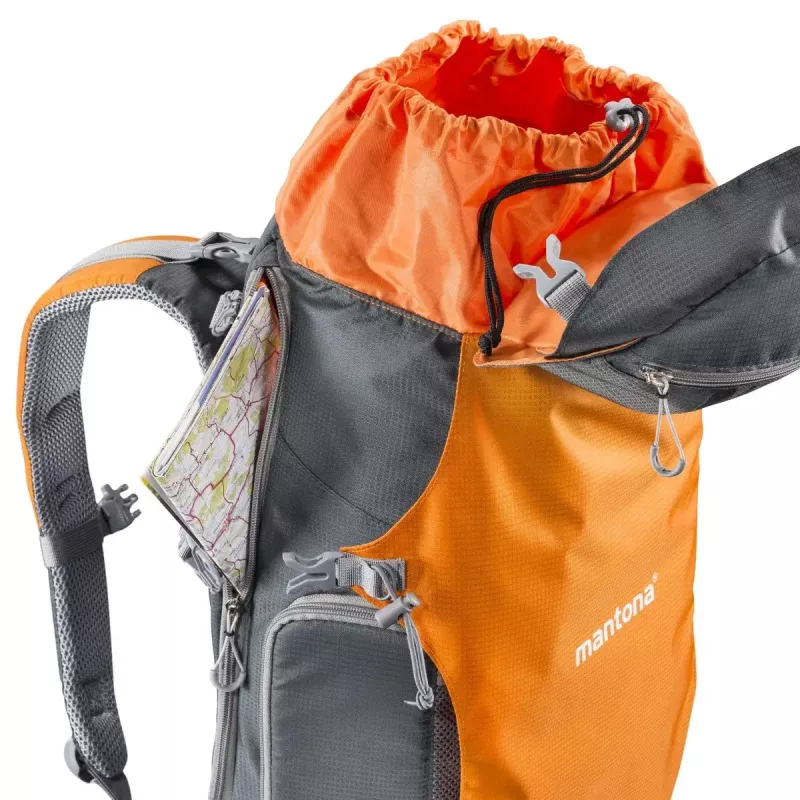 Backpack case Mantona ElementsPro 40 Grey Orange