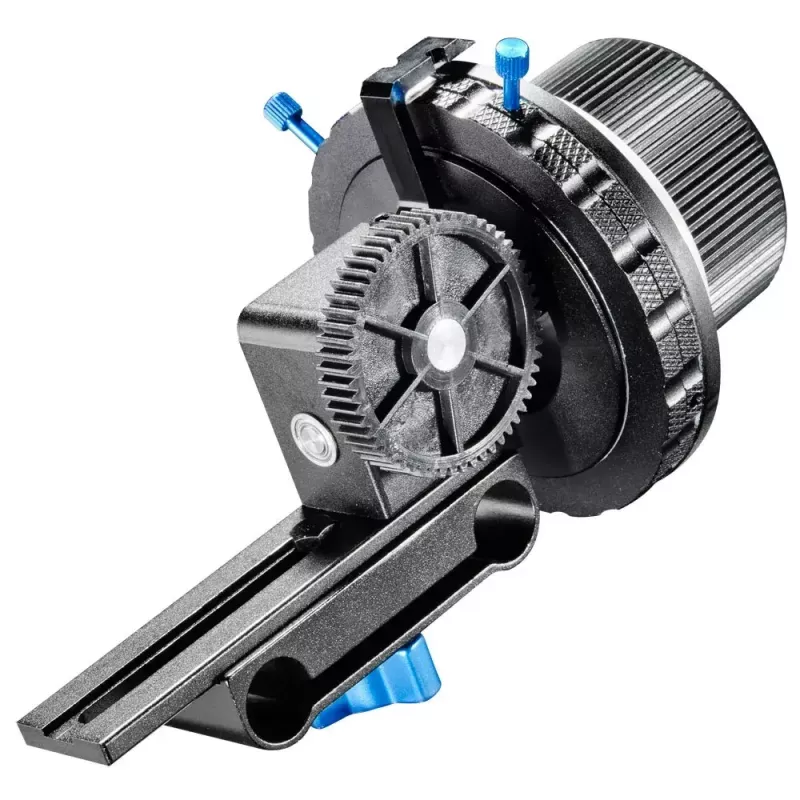 Walimex Follow Focus F3 Black Blue White Aluminium Plastic 460g