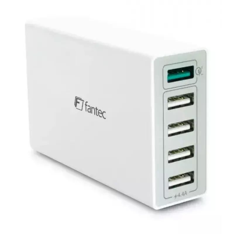 Charger Indoor Fantec QC3-A51 Universal White AC Fast Charging