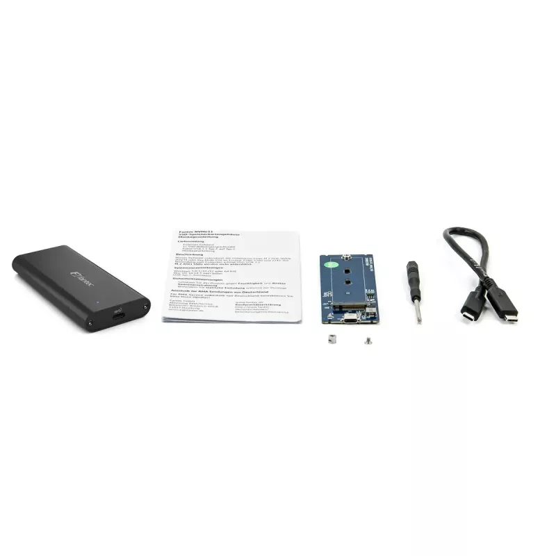 SSD enclosure Fantec NVMe31 Black M.2