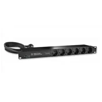 Power Distribution Unit Güde 8112 6 AC outlets 1U Black