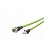 Networking Cable METZ CONNECT 142M2X25020 2m Cat6a Green RJ-45 M12