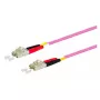 Fibre optic cable METZ CONNECT 151S1JOJO05E 0.5 m LC Violet