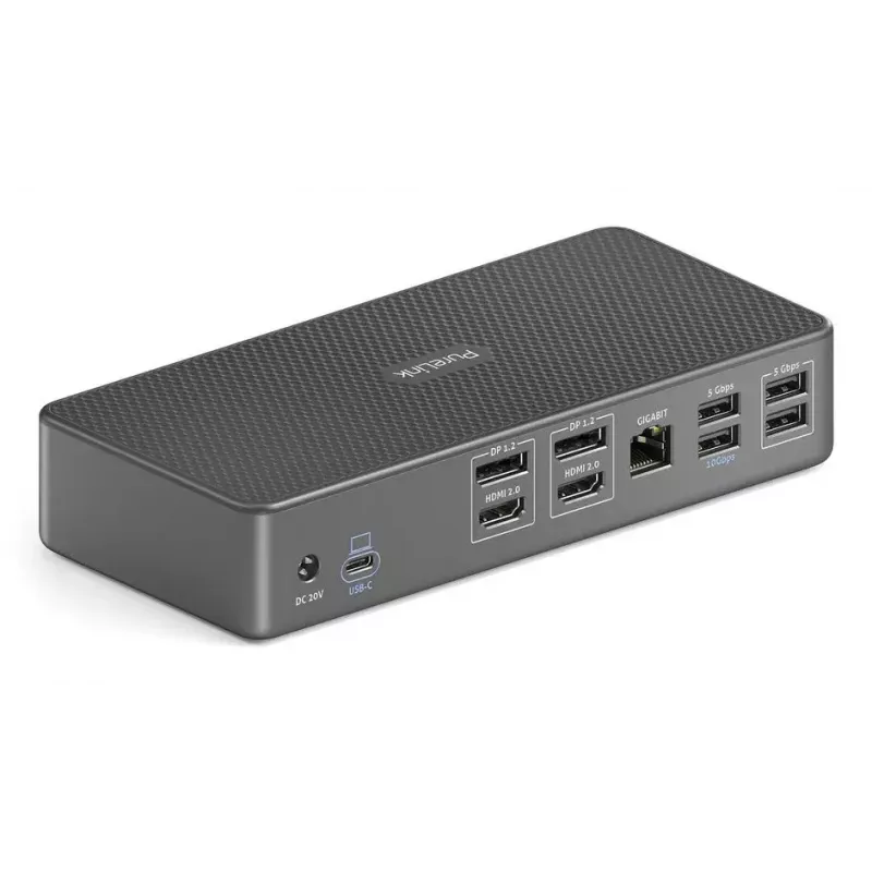 Laptop Dock PureLink VL-D210DL USB 3.2 Gen 2 Type-C Grey 96W