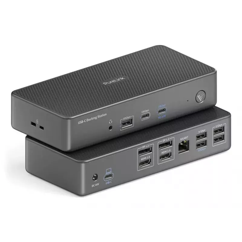 Laptop Dock PureLink VL-D210DL USB 3.2 Gen 2 Type-C Grey 96W