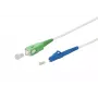 Fibre optic cable METZ CONNECT 151P7EAJO05E SC LC G.657.A2 0.5 m White