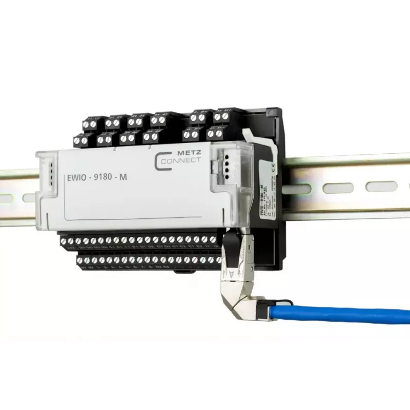 METZ CONNECT 40G RJ45 field plug pro 360 Blue Male Connector