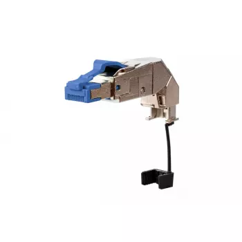 METZ CONNECT 40G RJ45 field plug pro 360 Blue Male Connector