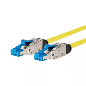 Networking Cable METZ CONNECT 13084H1077-E 1m Cat8.1 S/FTP Yellow