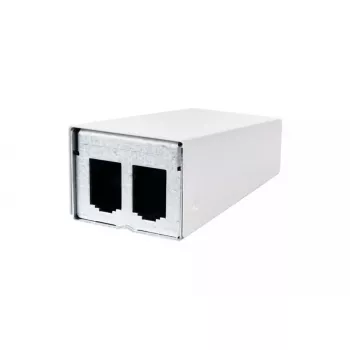 Patch panel accessory METZ CONNECT 130861-0202-E Wall mounting White Aluminium Zinc steel