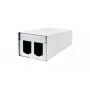 Patch panel accessory METZ CONNECT 130861-0202-E Wall mounting White Aluminium Zinc steel