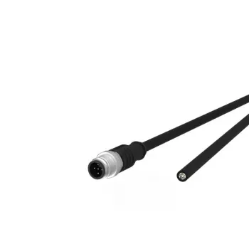 Sensor/Actuator Cable METZ CONNECT 142MDA10020 M12 Male Standard 2 m Black