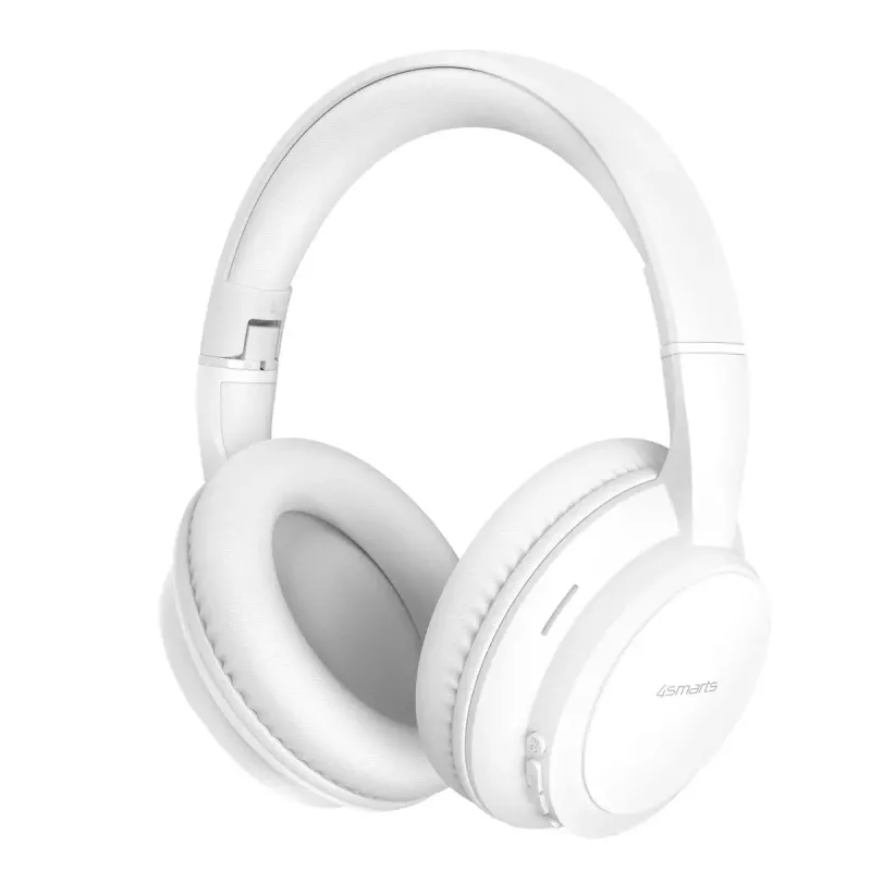 Headset 4smarts SkyBuds Wave — Wired & Wireless, Bluetooth, USB-C, Circumaural, Head-band, 20–20000 Hz, 0.3 m cable, White