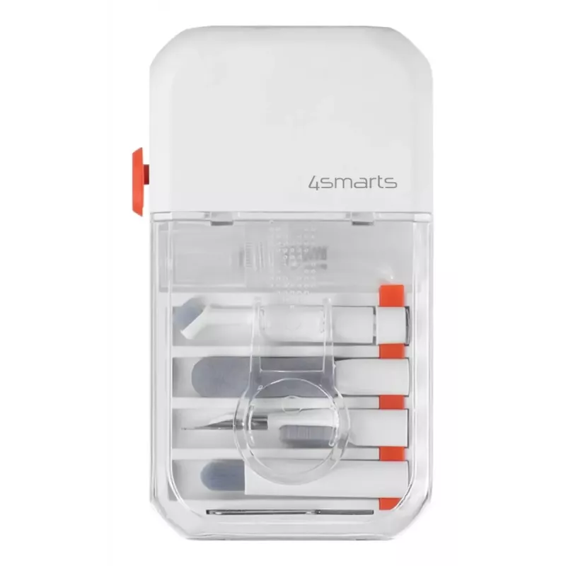 Cleaning tool set 4smarts 541803 — TPU/ABS, assorted bristles, 113×65×27 mm, 10 pcs