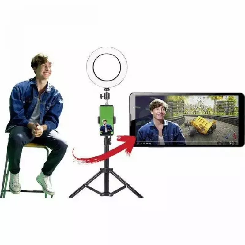 Green screen EASYPIX MyStudio 62020 portable lightweight – foldable backdrop for photo and video