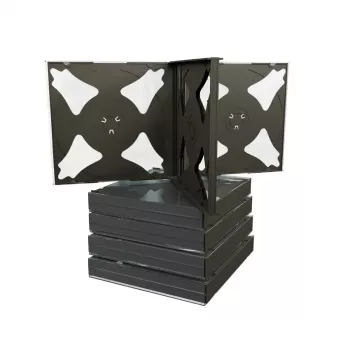 Jewel case MediaRange BOX34-6 6 discs Black