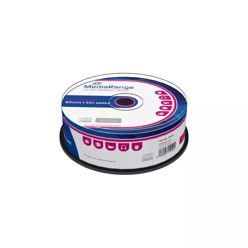 CD-R MediaRange MR201 700 MB 52x 25 pc(s)