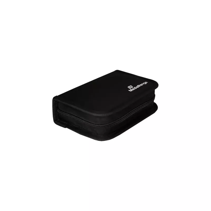 Memory Card Case MediaRange BOX98 for 3 Cards Nylon Black