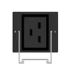 Power Distribution Unit PowerWalker 10133028 24 AC outlets 0U Black