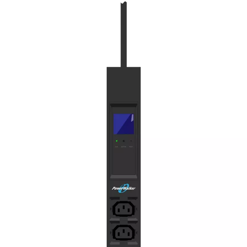 Power Distribution Unit PowerWalker 10133028 24 AC outlets 0U Black