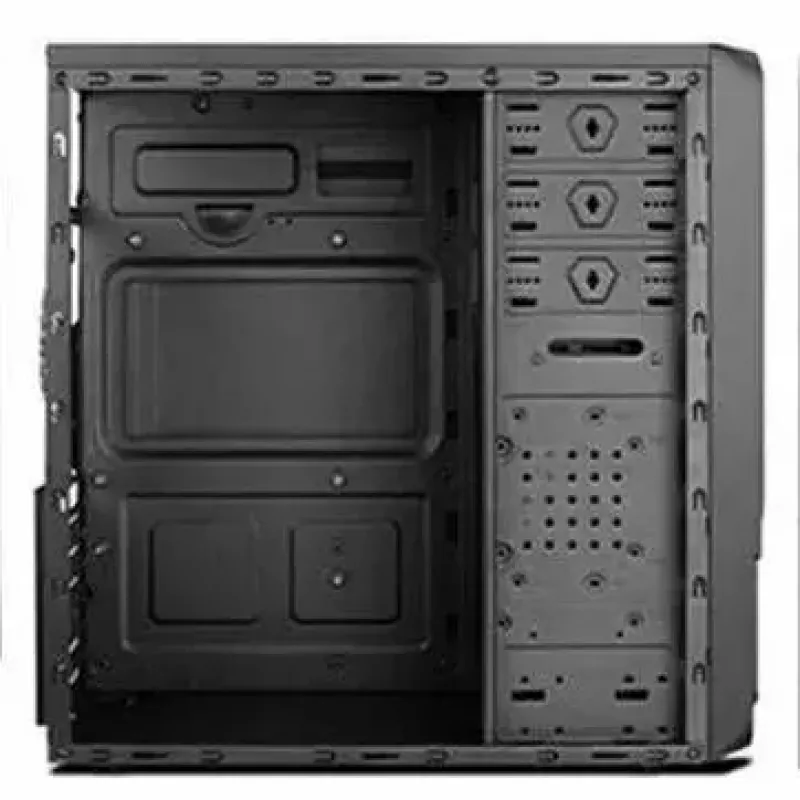 Computer case Inter-Tech Micro ATX GB-V1 m/SL-500, black