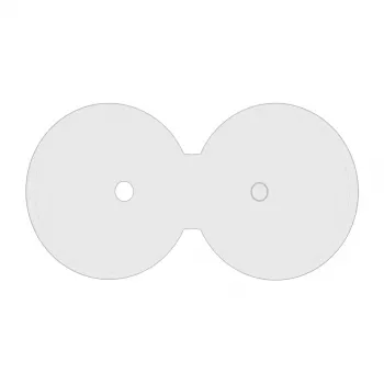C-shell case MediaRange BOX86 Transparent 1 disc