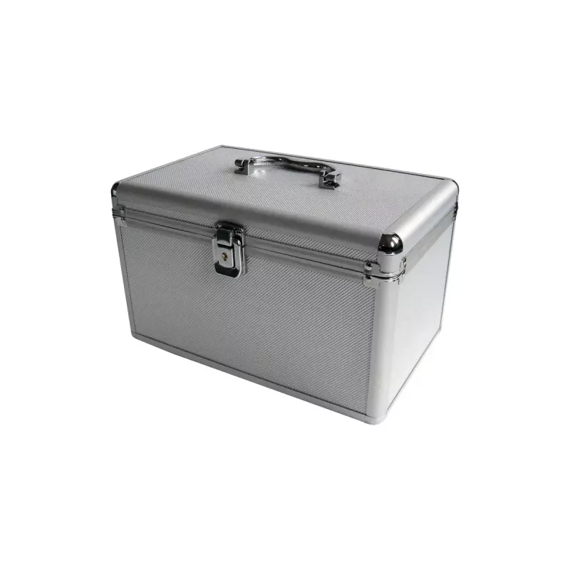 Box case MediaRange BOX79 for 120 discs Silver