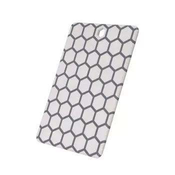 Resto Kitchenware 95402 Rectangular Plastic Cutting Board Grey White
